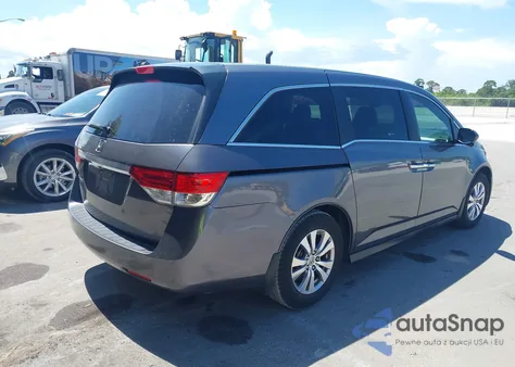 2014 Honda Odyssey Ex z USA, uszkodzony, nr VIN 5FNRL5H41EB081490